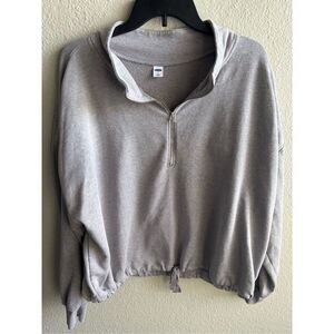 ❤️Old Navy 1/4 Zip Crop Sweatshirt